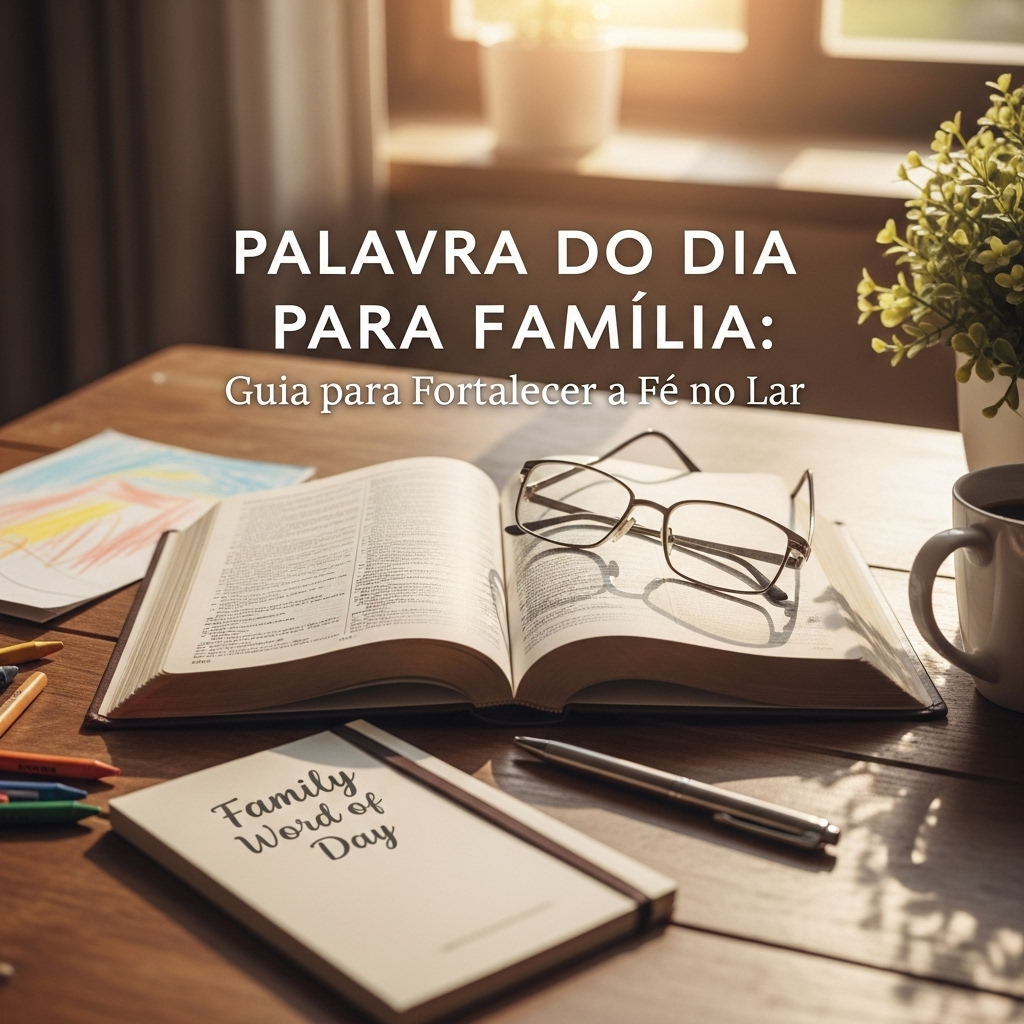 Palavra do Dia para Família: Guia para Fortalecer a Fé no Lar