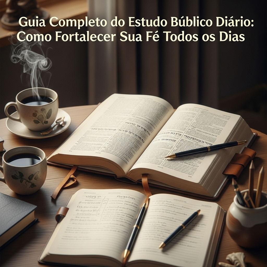 Guia Completo do Estudo Bíblico Diário: Como Fortalecer Sua Fé Todos os Dias