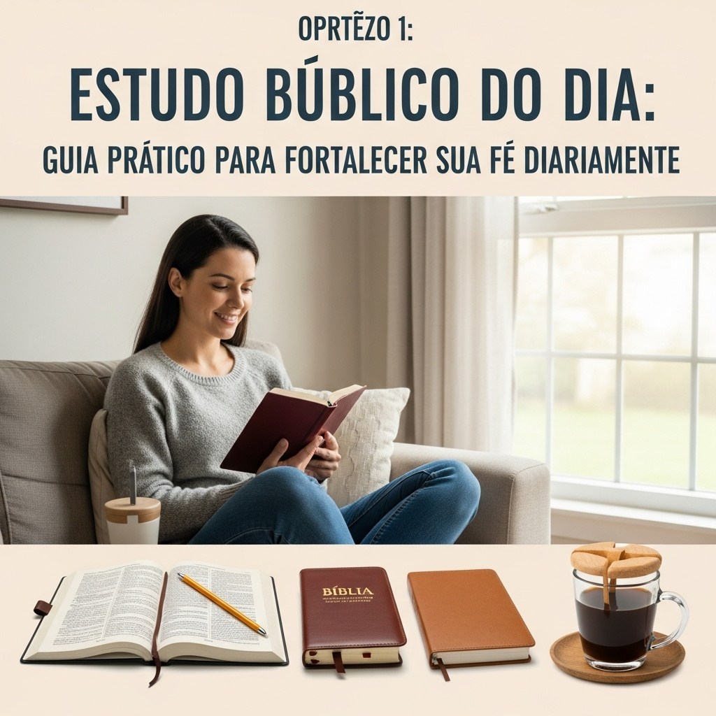 Estudo Bíblico do Dia: Guia Prático para Fortalecer sua Fé Diariamente