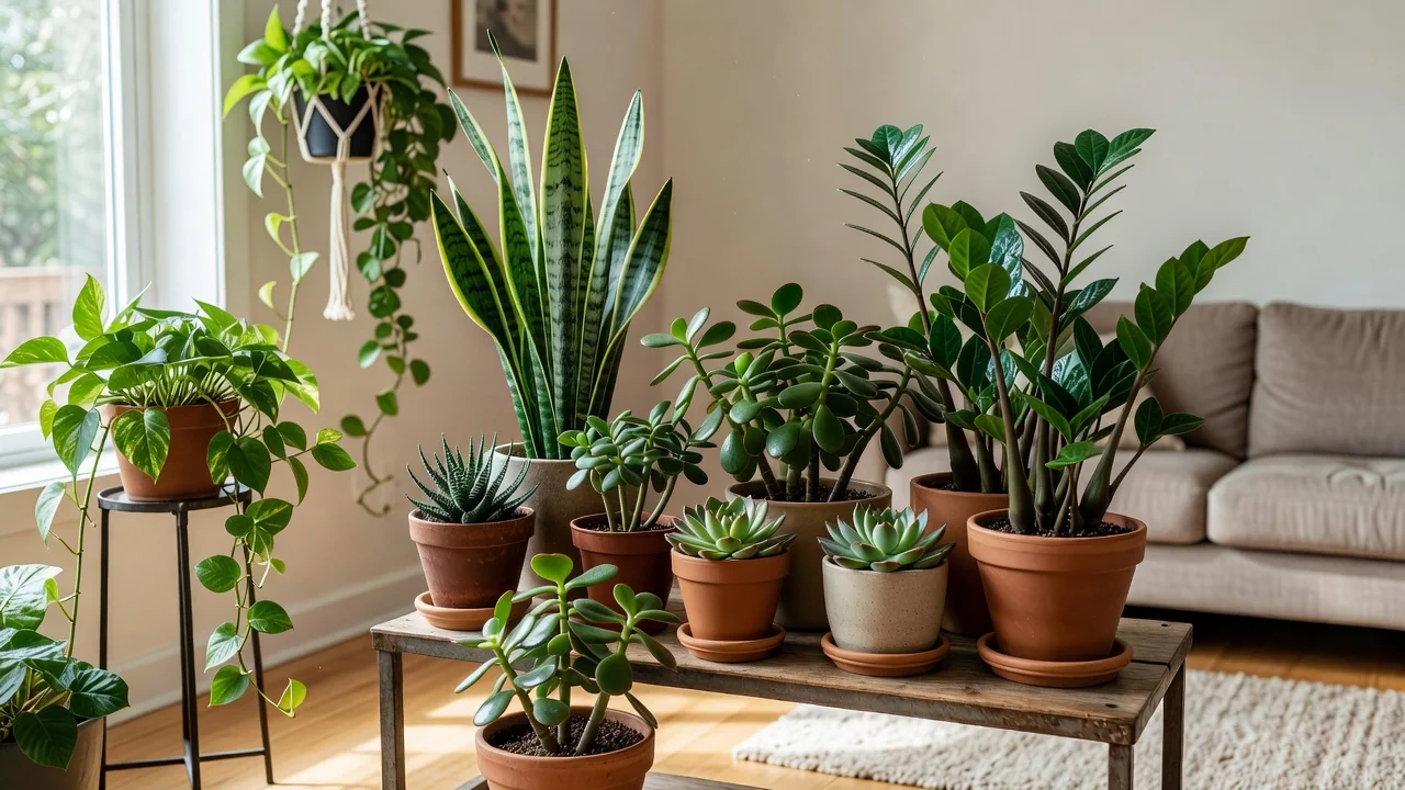 The Best Indoor Plants for Beginners Who Forget to Water